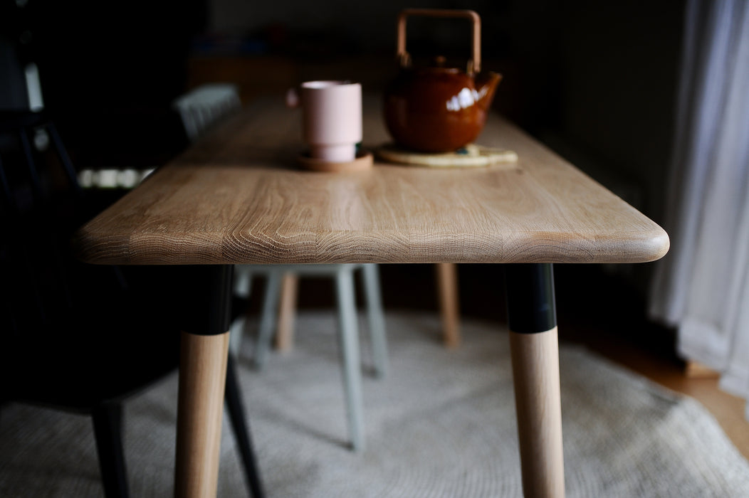 Dining Table, 4 to 8 Seater Options, Solid Oak, Sustainable / KALMA Collection