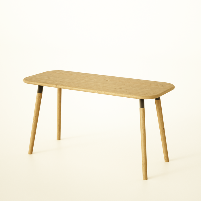 Solid Oak Desk / Vanity table, Sustainable, Customisable / PEBBLE Collection