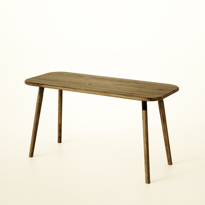 Solid Oak Desk / Vanity table, Sustainable, Customisable / PEBBLE Collection