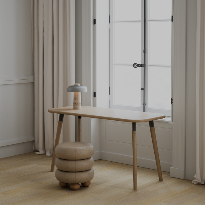 Solid Oak Desk / Vanity table, Sustainable, Customisable / KALMA Collection