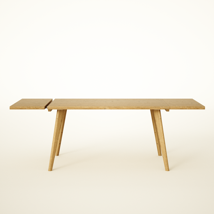 Dining Table Extendable, FSC Solid European Oak / WILD OAK Collection