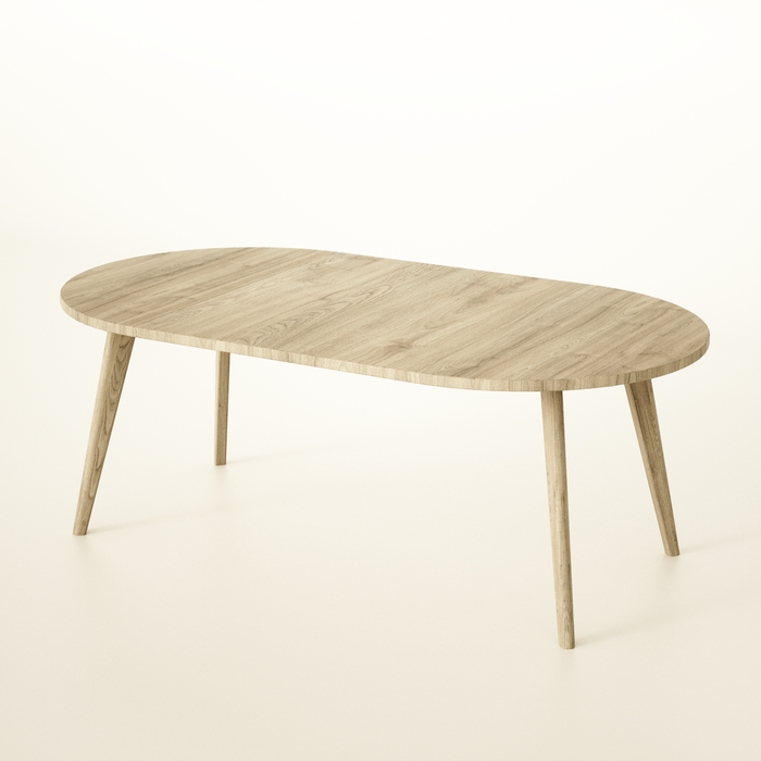 Solid Oak Round Extendable Table, 6-10 Seater / WILD OAK Collection