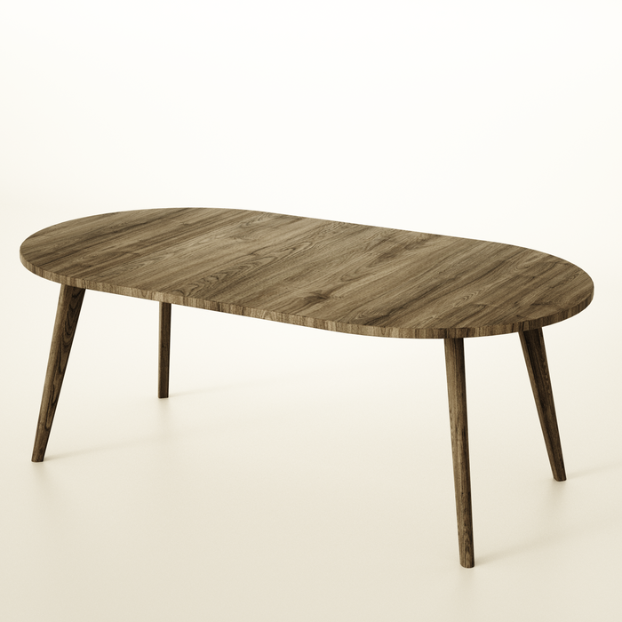 Solid Oak Round Extendable Table, 6-10 Seater / WILD OAK Collection