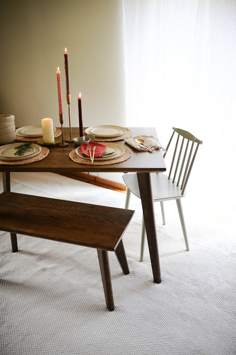 Dining Table Set, Sustainable Solid Oak, Colour and Size Options / KANTAR Collection