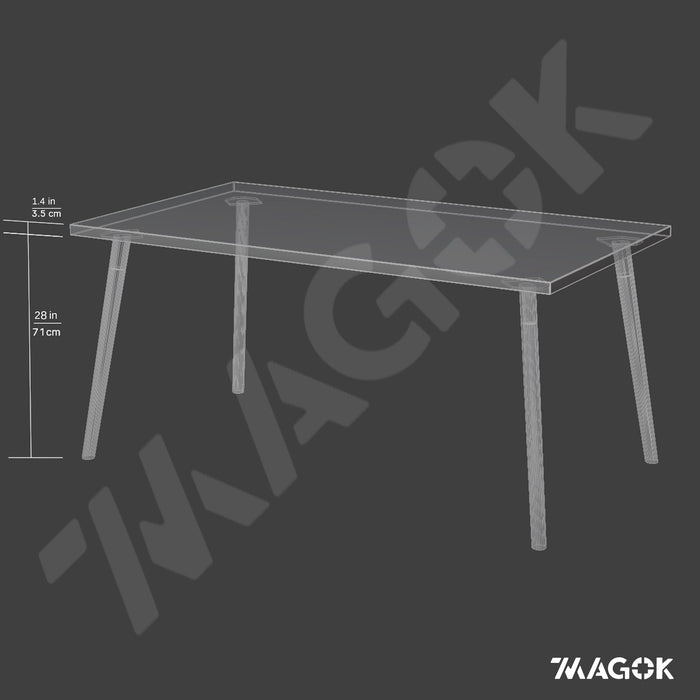 Dining Table, Reclaimed Wood on Danish Oak Legs / DANISH RECLAIMED collection