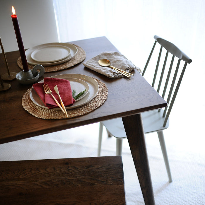 Dining Table Set, Sustainable Solid Oak, Colour and Size Options / KANTAR Collection