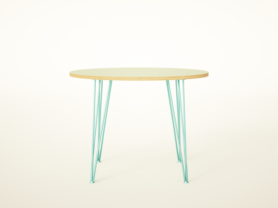 Formica Dining Table on Hairpin Legs / PLY & FORMICA Collection